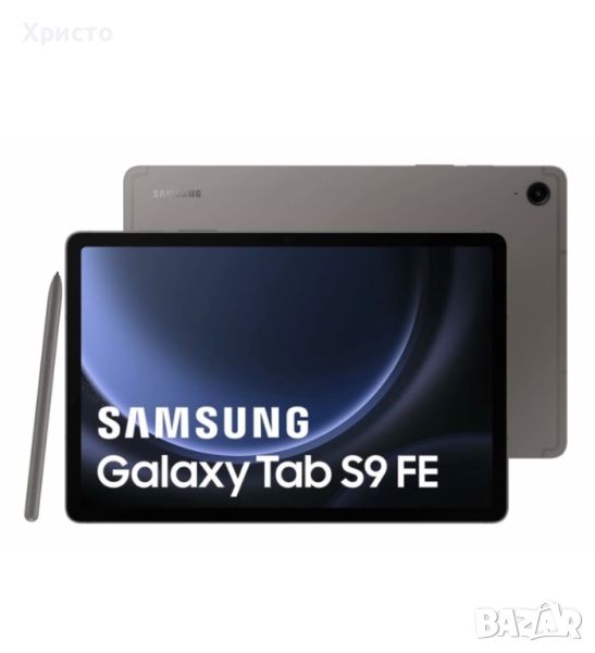 НОВ!!! Таблет Samsung Galaxy Tab S9 FE+, 8GB RAM, 128GB, WIFI, Сив, снимка 1