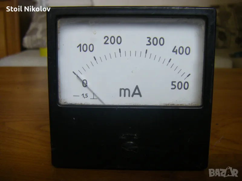 Измервателна система за постоянен ток с обхват 500мА, снимка 1