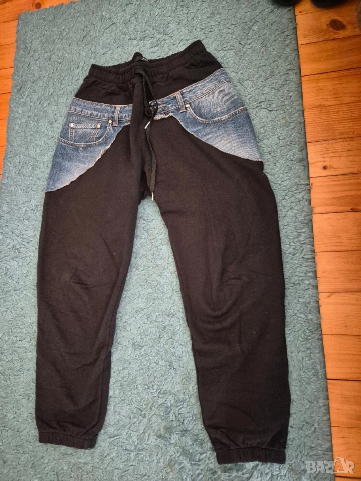 панталон с дънкови елементи Радис, снимка 1