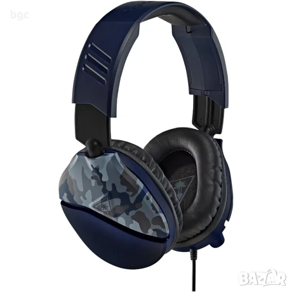 НОВИ Слушалки Gaming Turtle Beach Recon 70, Multiplatforms, Jack 3.5 мм, Camo Blue, снимка 1