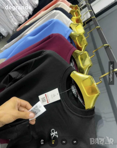 Мъжка памучна блуза Calvin Klein, снимка 1