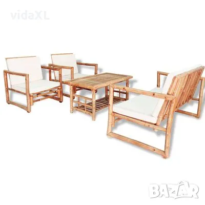 vidaXL Градински комплект с възглавници（SKU:43159, снимка 1