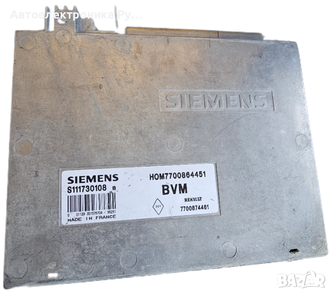 компютър RENAULT MEGANE 1.4, SIEMENS, S111730108 B, S111730108B, HOM7700864451, 7700874461 BVM , снимка 1