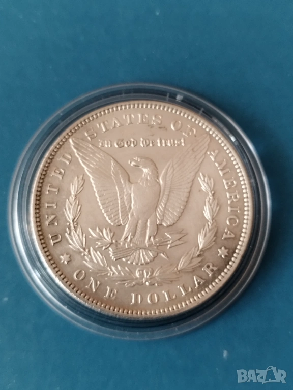 Морган долар 1890г., снимка 1