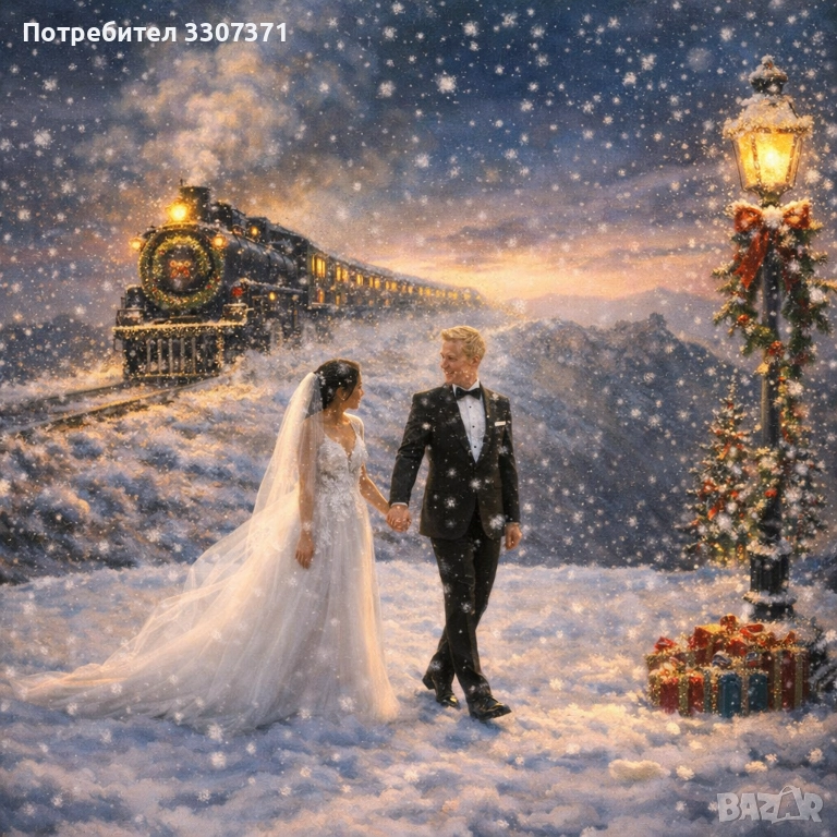 Подари КОЛЕДНА МАГИЯ на портрет, снимка 1