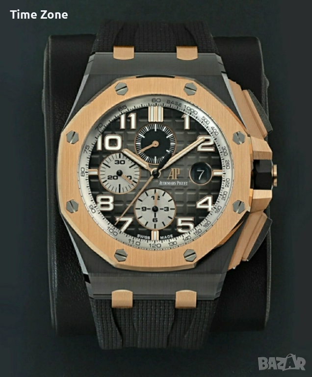 Audemars Piguet Royal Oak Offshore Chronograph 44mm Black Ceramic & Rose Gold Различни Варианти, снимка 1