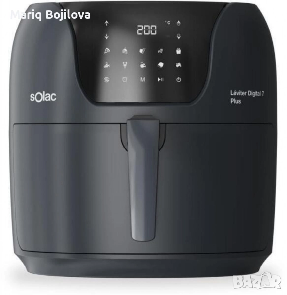 Еър фрайър Solac Léviter Digital 7 Plus – 7,4L капацитет, 1800W мощност , снимка 1