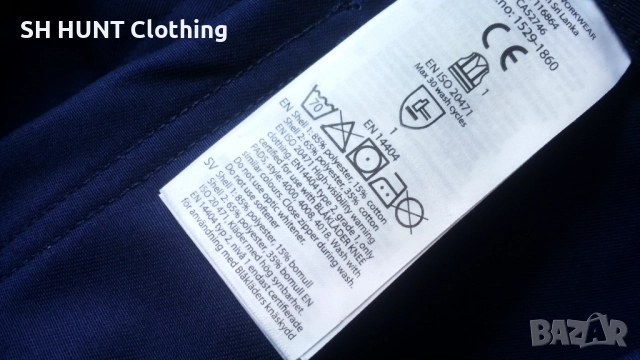 BLAKLADER 1529-1860 High-Vis Work Trousers размер 50 / M работен панталон W4-210, снимка 16 - Панталони - 52026497