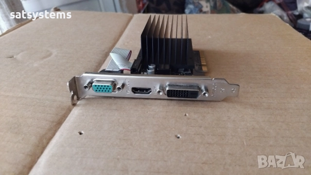 Видео карта NVidia GeForce Palit GT720 HDMI 2048MB GDDR3 64bit PCI-E, снимка 2 - Видеокарти - 52516855