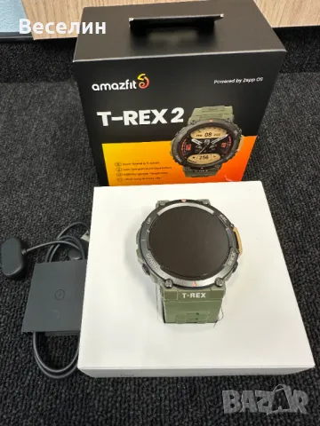 Amazfit T-Rex 2 Smart Watch - Wild Green, снимка 12 - Смарт гривни - 48974553