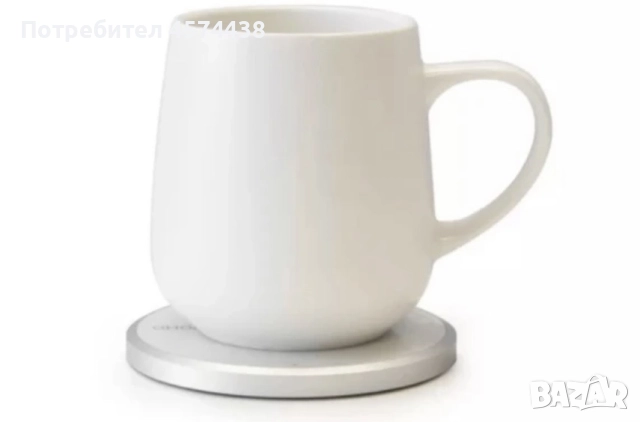 Оригинална Керамична Чаша с Нагревател/ Зарядно, снимка 6 - Други - 52189106