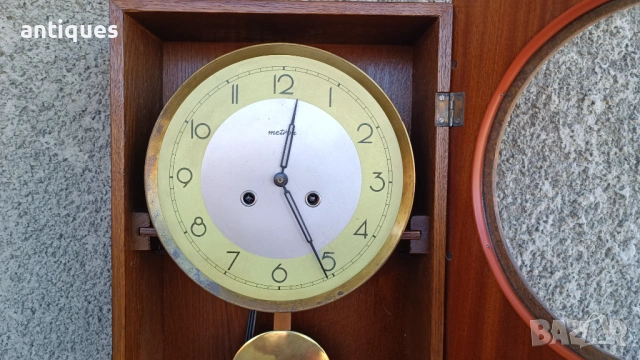 Стар полски стенен часовник - Метрон / Metron - 1970"г., снимка 7 - Антикварни и старинни предмети - 53706148