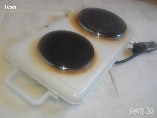 Немски двоен ел. котлон реална мощност 2500W Clatronic Internatoinal почти нов 3,8кг  старо качество, снимка 8 - Котлони - 51694459