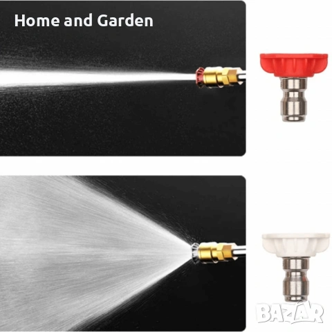 Акумулаторна водоструйка 24V – Пистолет за миене с LCD дисплей и 4 режима, снимка 6 - Аксесоари и консумативи - 53916307