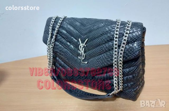 Черна чанта YSL-SG 310ü, снимка 2 - Чанти - 45438760