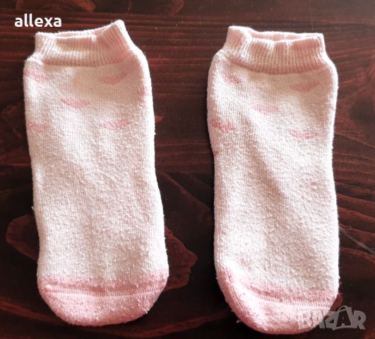 Меки розови бебешки чорапки., снимка 1 - Бебешки чорапи - 45998463