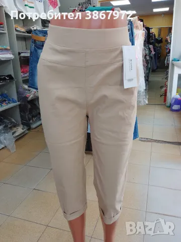 Дамски еластичен 7/8 клин-панталон, снимка 1