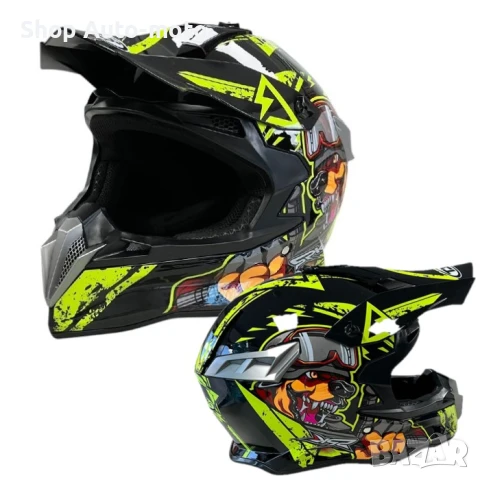 Кросова каска Automat, S, M, L и XL, 3 цвята, снимка 4 - Аксесоари и консумативи - 50509557