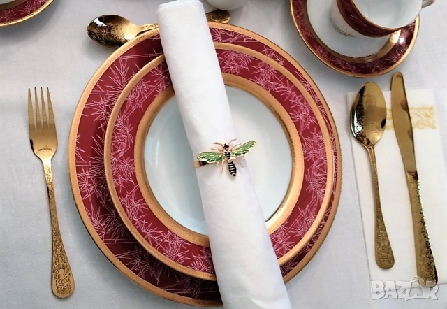 - 50 % Черен Петък🥳Сервизи за хранене от фин и костен порцелан ”Y o L i S a” приключва днес😍, снимка 7 - Подаръци за юбилей - 52592061