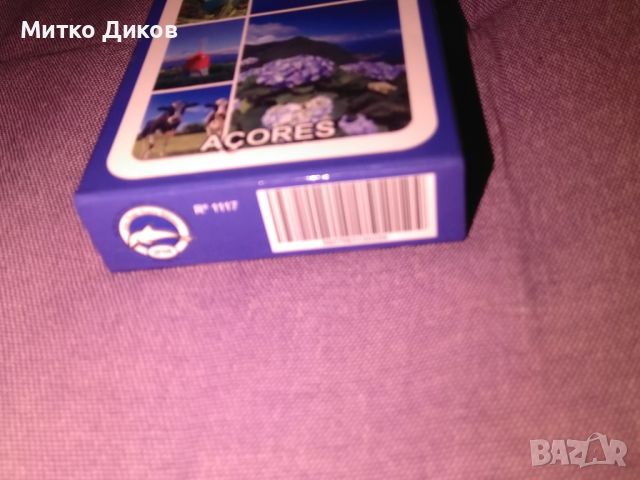 Карти за игра 54 броя пластик нови с изгледи от Азорските острови Португалия, снимка 2 - Карти за игра - 45586461