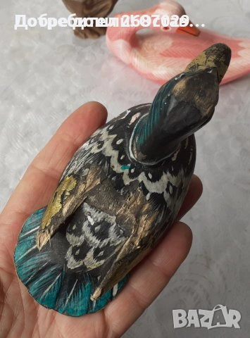 Разни различни патки и Закачалка, стар ДЪРВЕН пешкирник с  патки патка птица рисунка, снимка 13 - Други ценни предмети - 28946460