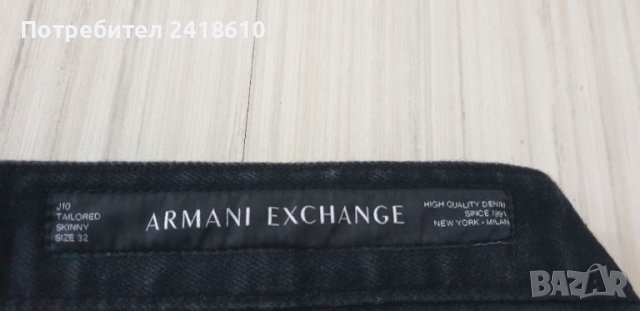 Armani Exchange Slim Fit Mens Size 32/32 ОРИГИНАЛ! Мъжки Дънки!, снимка 18 - Дънки - 46010460