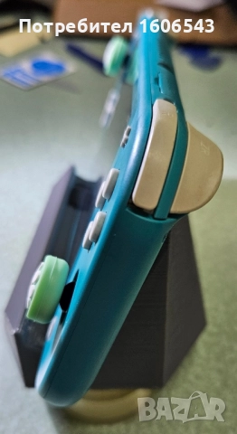 Конзола Nintendo Switch Lite 32 GB, карта 256 GB, тюркоазен цвят, хакната , снимка 3 - Nintendo конзоли - 51849598