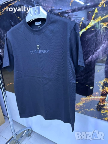 Burberry Мъжка Нова Тениска Реални Снимки 
