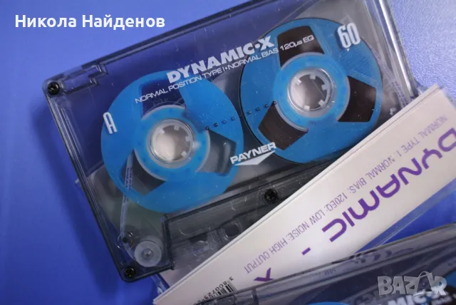 Аудио касети Reel to Reel ЧИСТО НОВИ Dynamic-x сини DIY 10 лв., снимка 3 - Аудио касети - 46994262