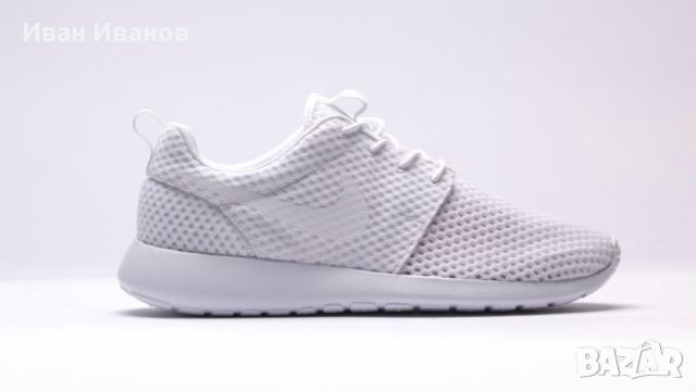 маратонки NIKE ROSHE ONE BR "TRIPLE WHITE" номер 40,5-41, снимка 3 - Маратонки - 45456850