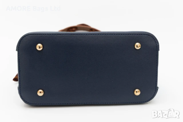 Класическа дамска чанта AMORE Isabella - Blue, снимка 8 - Чанти - 50659849