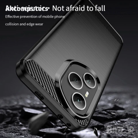 Honor 400 Pro 5G Удароустойчив Carbon Fiber Калъф и Протектор, снимка 3 - Калъфи, кейсове - 50641391