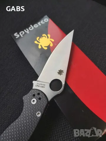 Сгъваем джобен нож Spyderco Paramilitary 2, снимка 3 - Ножове - 49217273