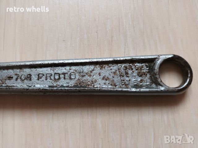 Proto 708-Forged Alloy Steel Made in USA, Раздвижен Ключ !!!, снимка 2 - Ключове - 45116868