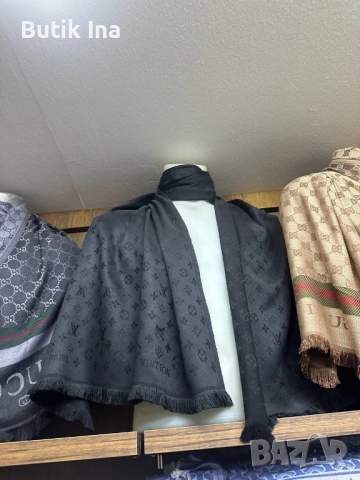 Шалчета LV, Chanel, Hermes, Dior, снимка 4 - Шалове - 52980363