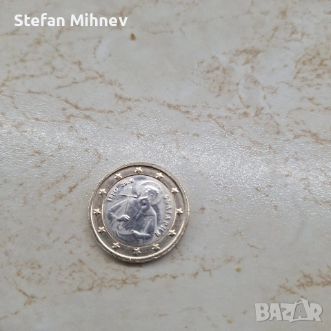 1 евро рядко , снимка 2 - Нумизматика и бонистика - 53206593