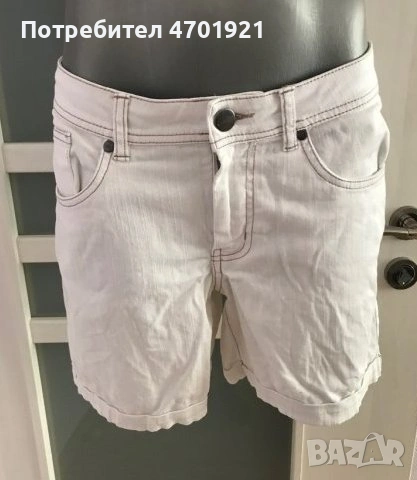 Бели къси панталони, снимка 5 - Къси панталони и бермуди - 53216125