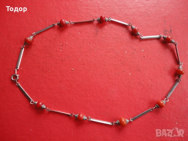 Страхотно корейско колие с камъни , снимка 4 - Колиета, медальони, синджири - 54089202