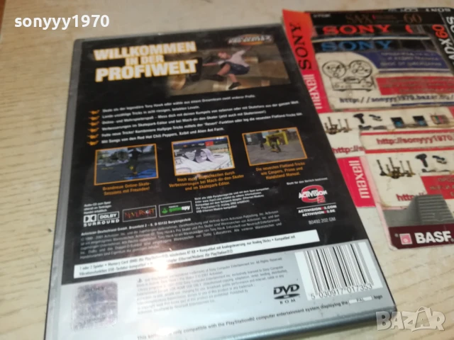 SONY PS2 TONY HAWKS PRO SKATER 3 PS2 GAME 1708251747, снимка 6 - Игри за PlayStation - 51394398