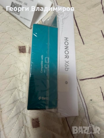 ПРОДАВАМ НОВ ЗАПЕЧАТАН ТЕЛЕФОН HONORX6B И СЛУШАЛКИ TTEC, снимка 3 - Други - 52867547