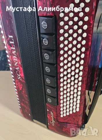 SKANDALLİ SUPER IV 120 баса, снимка 9 - Акордеони - 54127447