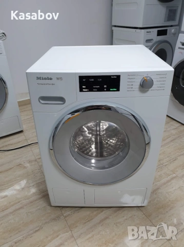 Miele 1600rpm Wi-Fi TwinDos Подсветка Пералня Миеле 12м Гаранция, снимка 4 - Перални - 53409135