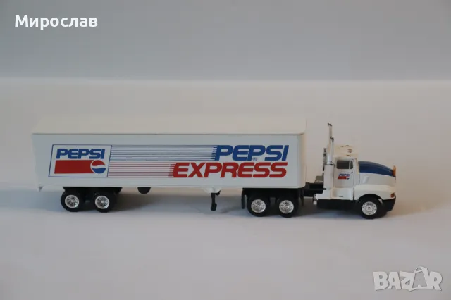 HERPA H0 1/87 KENWOOD USA КАМИОН ТИР PEPSI МОДЕЛ КОЛИЧКА, снимка 9 - Колекции - 49963327
