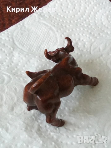 Бронзова фигурка на бик 45030, снимка 8 - Колекции - 54199538