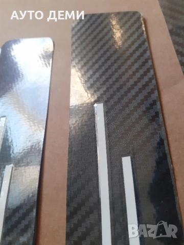 Качествени карбон черни стикери за прагове на автомобил кола марка R line Р лайн + подарък , снимка 10 - Аксесоари и консумативи - 45343183