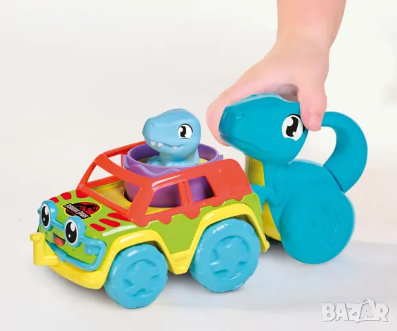  Jurassic World Майка и Бебе динозавър на колела 12м+ E73251, снимка 8 - Фигурки - 49495579