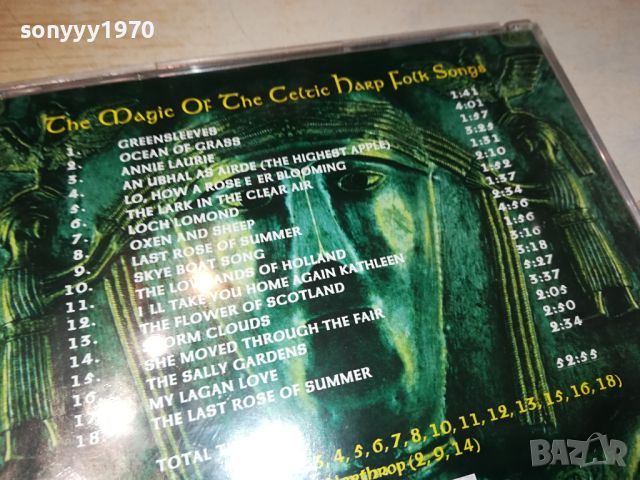 THE MAGIC OF THE CELTIC HARP FOLK SONGS CD 1904241637, снимка 13 - CD дискове - 45357347