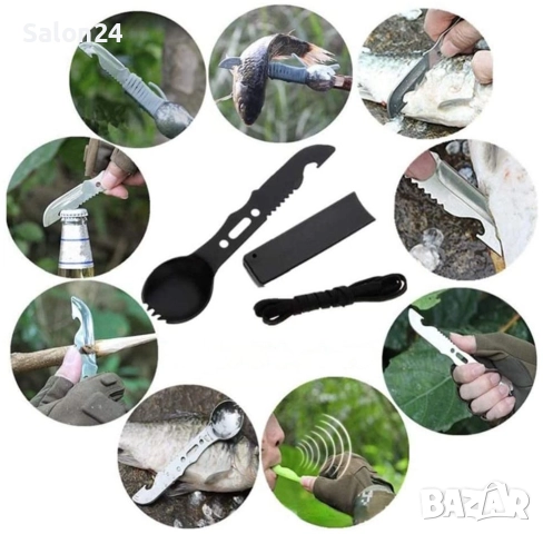 Комплект за оцеляване SRV-PRO-2 с 12 компонента и много функции, снимка 4 - Къмпинг мебели - 52221680