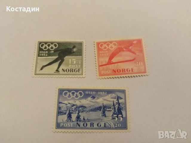 Пощенски марки Норвегия 1951, снимка 1 - Филателия - 46423893