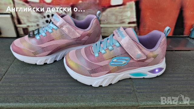 Английски детски светещи маратонки-SKECHERS, снимка 3 - Детски маратонки - 53770102